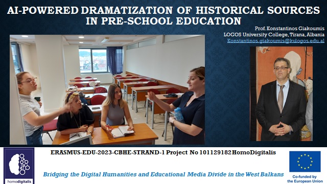 AI-Powered Dramatization of Historical Sources in Pre-School Education aidhs